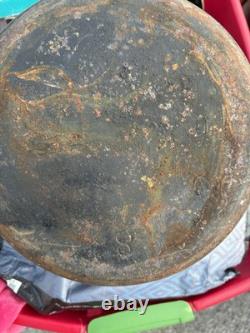 VTG Griswold #8 Faitout en Fonte avec couvercle, fraîchement récupéré de la grange Spikes