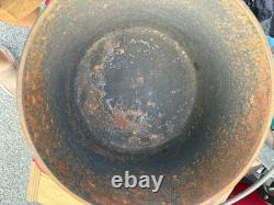 VTG Griswold #8 Faitout en Fonte avec couvercle, fraîchement récupéré de la grange Spikes