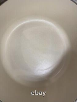 VTG Le Creuset Cocotte #24 Grise Mat en Fonte avec Couvercle 4,5 Qt. LIRE R70