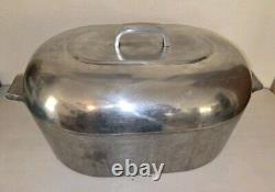 VTG Magnalite #4269 Rôtissoire en aluminium de 17 QT avec couvercle fait aux États-Unis GHC