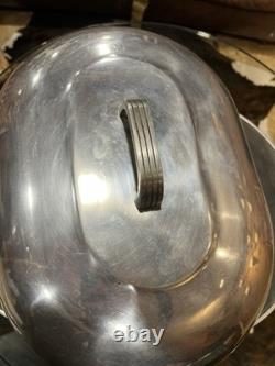 VTG Magnalite GHC Rôtissoire USA 19 9/16 x 18 5/8 12 Quart Casserole Couvercle Trivet