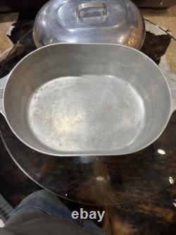 VTG Magnalite GHC Rôtissoire USA 19 9/16 x 18 5/8 12 Quart Casserole Couvercle Trivet