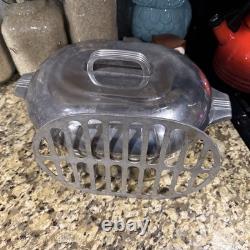 VTG Magnalite Wagner Ware 4265 P 8 Qt Rôtissoire Cocotte Trivet & Couvercle ? Beauté