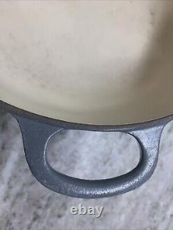 VTG RARE COLOR Le Creuset Bleu Gris Cocotte en Fonte #26, 5,5 litres