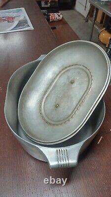 VTG Wagner Ware Sidney Magnalite 4265-P 8 QT Cocotte en aluminium avec couvercle