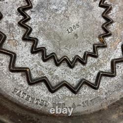 VTG Wagner Ware Sidney O Rôtissoire en Fonte Drip Drop Faitout avec Couvercle 1268 No 8