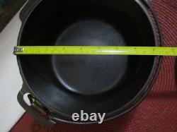 Vintage Griswold #6 Marmite en fonte Tite-Top 2805 avec couvercle auto-arrosant, anse