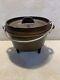 Vintage Lodge #5 5co Fonte 1/2 Quart Mini Camp Dutch Oven Bouilloire Avec Couvercle