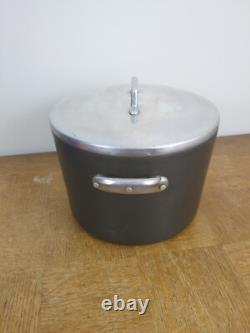 Vintage MAGNALITE GHC Grand Pot de 12 Quarts en Aluminium Anodisé pour Gumbo