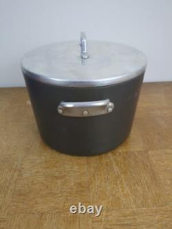 Vintage MAGNALITE GHC Grand Pot de 12 Quarts en Aluminium Anodisé pour Gumbo