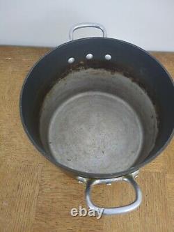 Vintage MAGNALITE GHC Grand Pot de 12 Quarts en Aluminium Anodisé pour Gumbo