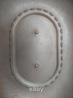 Vintage MAGNALITE GHC USA 8 qt Aluminium Cocotte Ovale et Couvercle 4265