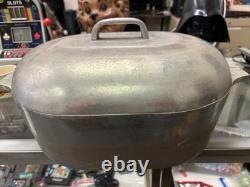 Vintage Magnalite 4265M Wagner Ware Sidney-0- Rôtissoire en Fonte avec Couvercle et Trivet