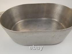 Vintage Magnalite #4269 Rôtissoire en aluminium de 17 QT avec couvercle et trivet pour faitout