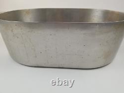 Vintage Magnalite #4269 Rôtissoire en aluminium de 17 QT avec couvercle et trivet pour faitout