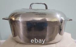 Vintage Wagner Ware Sidney O Magnalite 4265-P Roaster Dutch Oven with Lid Pre Owned

  <br/>

Translate to:
<br/>	Cocotte à rôtir Vintage Wagner Ware Sidney O Magnalite 4265-P avec couvercle d'occasion
