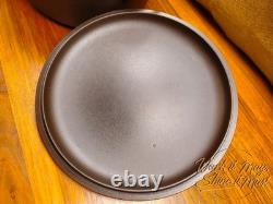 Vollrath #8 Faitout en fonte vintage restauré 3 pièces (base, trépied, couvercle)