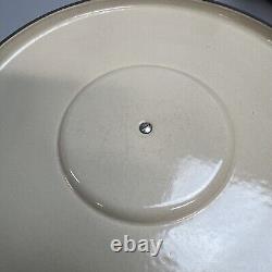 Vtg Cousances #29 Cocotte en fonte émaillée noire France Le Creuset