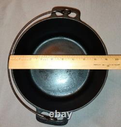 Vtg. Griswold N° 7 Cocotte 2603 Utilisée Voir Photos Attentivement Pas de Couvercle, Logo Incliné