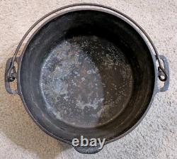 Vtg WAGNER WARE No 8 Rôtissoire Drip Drop en Fonte Casserole Néerlandaise avec Couvercle