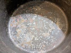 Vtg WAGNER WARE No 8 Rôtissoire Drip Drop en Fonte Casserole Néerlandaise avec Couvercle