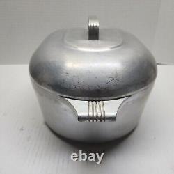 Vtg Wagner Ware Sidney 0 Magnalite 4265-P Aluminium Rôtissoire Cocotte Hollandaise avec Couvercle 8 Qt