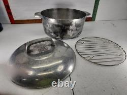 Wagner Magnalite 4248-P Cocotte ronde avec couvercle et dessous-de-plat