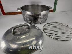 Wagner Magnalite 4248-P Cocotte ronde avec couvercle et dessous-de-plat