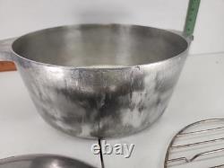 Wagner Magnalite 4248-P Cocotte ronde avec couvercle et dessous-de-plat