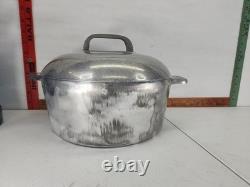 Wagner Magnalite 4248-P Cocotte ronde avec couvercle et dessous-de-plat