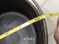 Wagner Ware/ Gridwold Rôtissoire Pot Dutch Oven #10 Avec Poignée Pas De Couvercle RARE