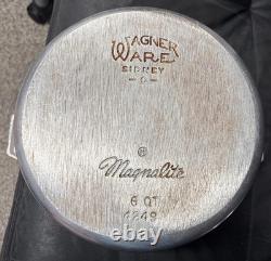 Wagner Ware Magnalite Sidney 4249 Marmite de 6 Quartes avec Couvercle et Grille
