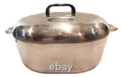 Wagner Ware Magnalite Sidney O 4265-P 8 Quart Roaster Dutch Oven With Lid<br/>	<br/>Traduction en français: Cocotte rôtissoire de 8 litres Wagner Ware Magnalite Sidney O 4265-P avec couvercle