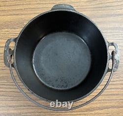 Wagner Ware N ° 6 Drip Drop Roaster Dutch Oven # 1266 Batterie de cuisine en fonte de 1922