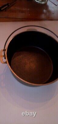 Wagner Ware N° 9 Drip Drop Ronde Rôtissoire Dutch Oven Pot avec Couvercle en Fonte