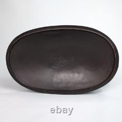 Wagner Ware O No. 4 Rôtissoire Ovale en Fonte Cocotte des Années 1920 avec Couvercle RARE 15