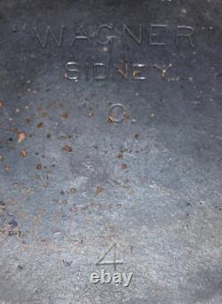 Wagner Ware O No. 4 Rôtissoire Ovale en Fonte avec Couvercle Four Hollandais Années 1920 Rare 15