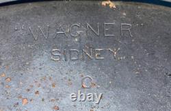 Wagner Ware O No. 4 Rôtissoire Ovale en Fonte avec Couvercle Four Hollandais Années 1920 Rare 15