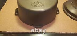Wagner Ware Sidney -O- 1268 Faitout en Fonte 10 Rôtissoire/1268 Couvercle Drip Drop