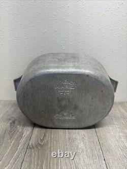 Wagner Ware Sidney O Magnalite 4265 Rôtissoire Cocotte avec Couvercle et Trivet Beau