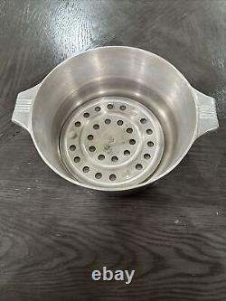 Wagner Ware Sydney O Magnalite 4248-P Cocotte Ronde avec Trépied/Couvercle
