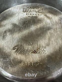 Wagner Ware Sydney O Magnalite 4248-P Cocotte Ronde avec Trépied/Couvercle