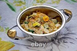 Zepter URA Chef-d'œuvre batterie de cuisine en acier inoxydable casserole antiadhésive 2Qt faitout